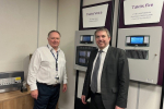 MP with Kevin Swann at Kentec Electronics Ltd