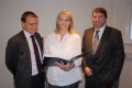 Meeting Barclays Bank and successful Dartford business woman, Nicky Pearson from Beauty Works May 2011